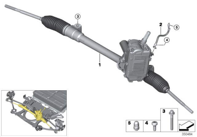 2020 BMW i3 Exchange-Steering Box, Electric. Diagram for 32106891573
