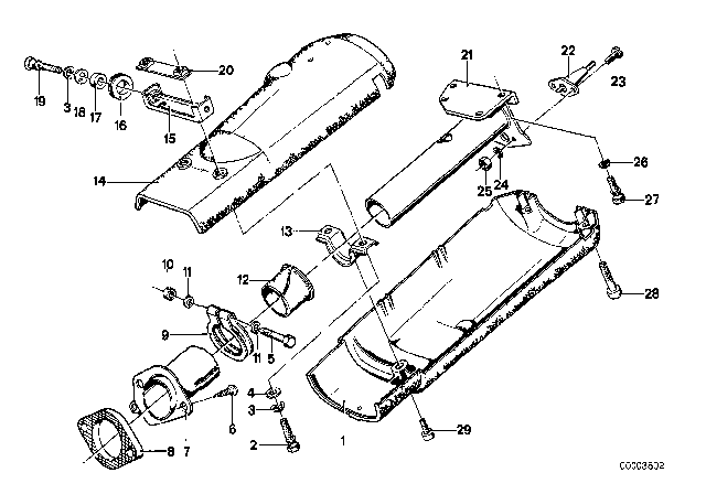 1979 BMW 320i Tooth Washer Diagram for 07119936133