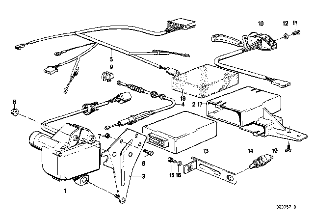 1979 BMW 633CSi Cruise Control Diagram 2