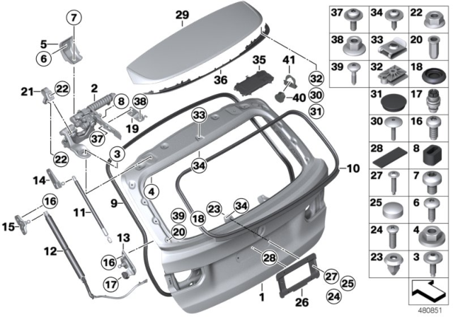 2015 BMW 328d xDrive Covering Cap Diagram for 51181813017