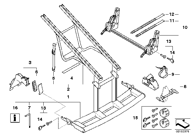 2008 BMW Z4 M Rear Carrier Diagram