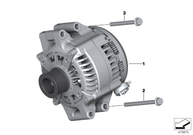 2017 BMW M2 Alternator Diagram