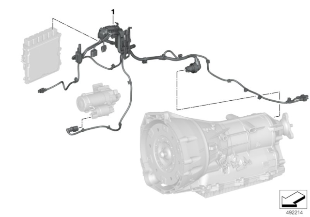 2020 BMW M340i xDrive Engine Wiring Harness Diagram