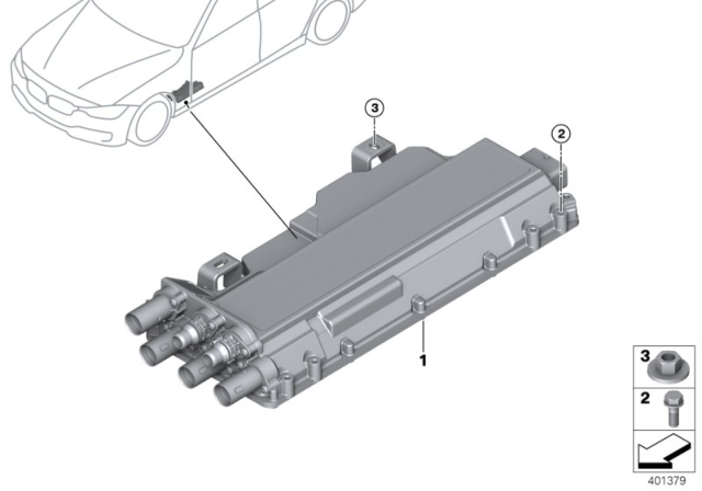 2019 BMW 740e xDrive Control Unit, Convenience Charger Electronics Kle Diagram