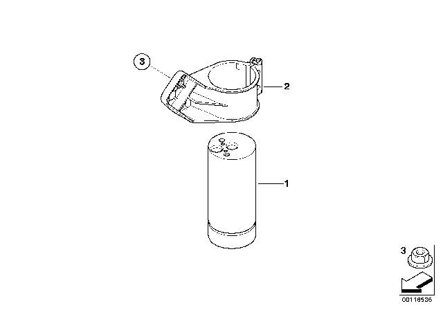 2008 BMW Z4 M Drying Container Diagram