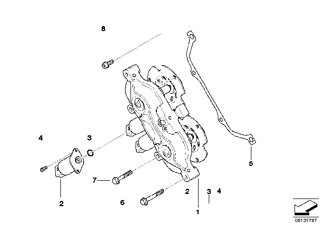 2007 BMW M6 Cylinder Head Vanos Diagram