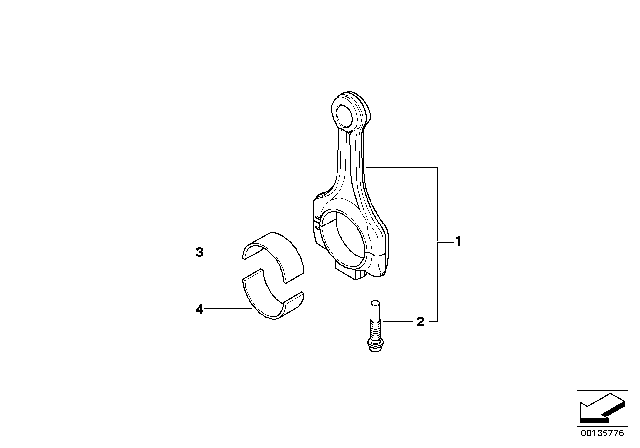 2009 BMW M6 Crankshaft Connecting Rod Diagram