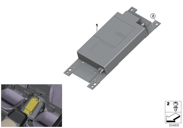 2020 BMW i8 Telematics Control Unit Diagram 1