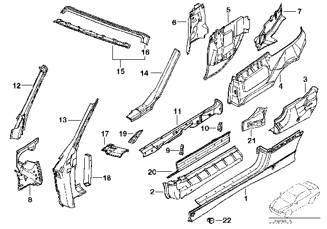 1999 BMW 328i Lock Diagram for 51718151431