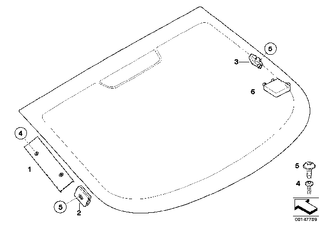 2009 BMW 650i Components, Antenna Amplifier Diagram