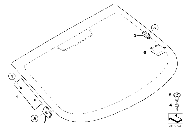 2007 BMW M6 Components, Antenna Amplifier Diagram