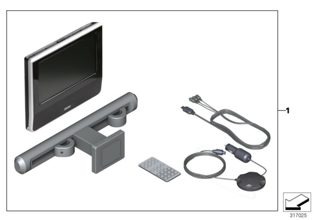 2010 BMW 528i xDrive DVD-System Diagram 2