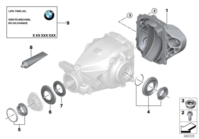 2017 BMW 330e Rear-Axle-Drive Diagram 3