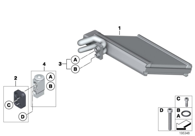 2012 BMW Z4 Adapter Plate Diagram for 64119210761