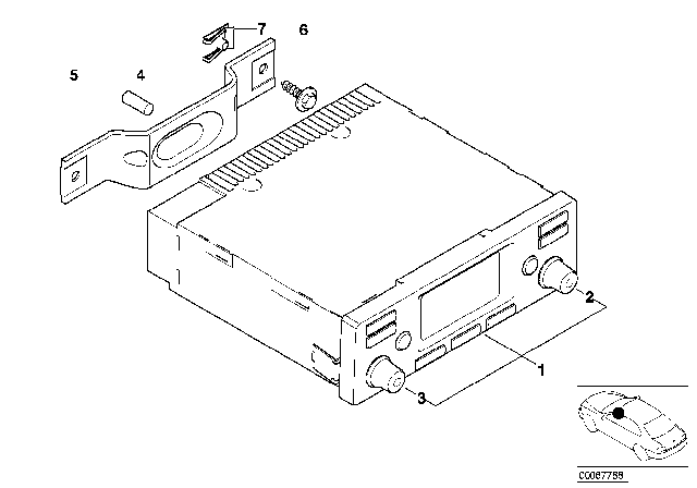 2003 BMW Alpina V8 Roadster Radio BMW Diagram