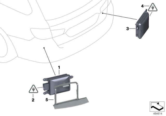 2014 BMW M6 Lane Change Warning Diagram