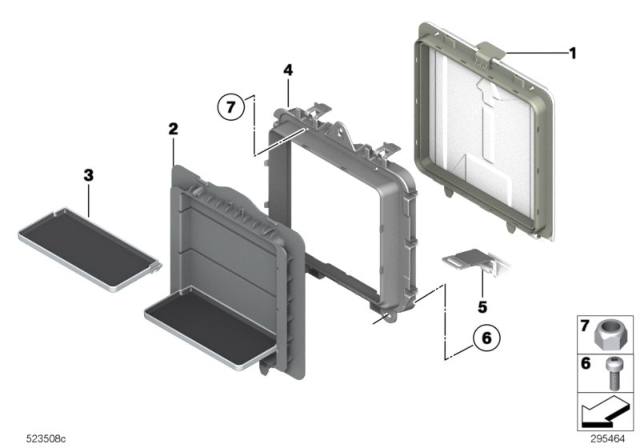 2010 BMW Z4 Transportation Back, Single Parts Diagram