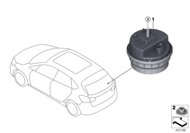 2019 BMW X3 Alarm System Diagram