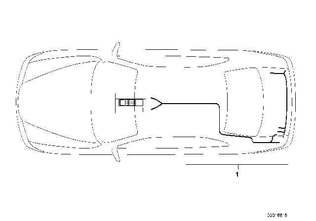 1997 BMW 740iL Phone Kit Diagram 1