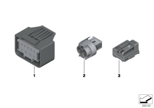 2008 BMW 328i Socket Housing MQS Diagram