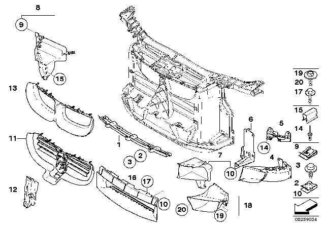 2011 BMW 128i Air Ducts Diagram