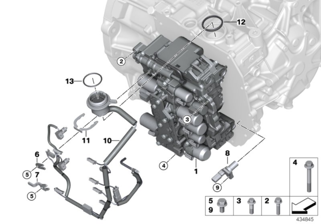 2019 BMW X1 SECURING PLATE Diagram for 24308644656