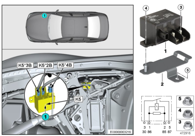 2018 BMW M4 BRACKET FOR ELECTRIC FAN MOT Diagram for 61367853657