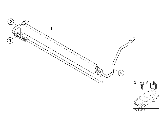 2002 BMW 745Li Power Steering Cooler Diagram