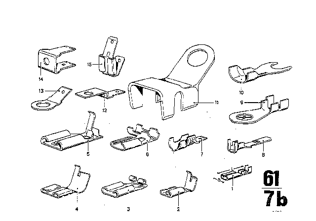 1970 BMW 2800 Cable Connection Diagram 4