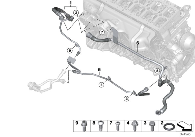 2014 BMW 535d Isa Screw Diagram for 34206794529