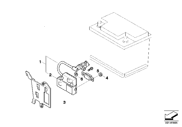 2004 BMW Z4 Fuse Diagram for 61138364631