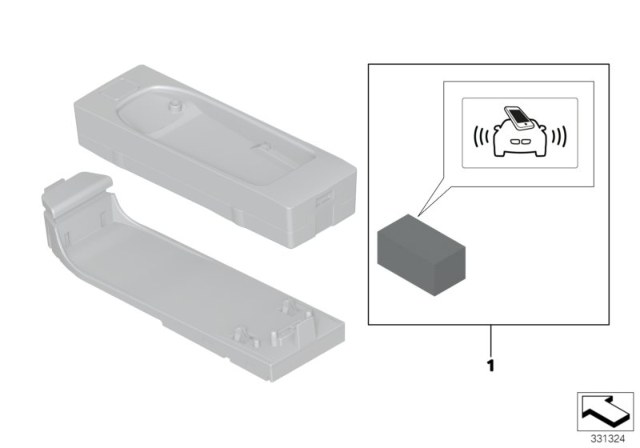 2011 BMW 328i Snap-In Adapter Diagram 3