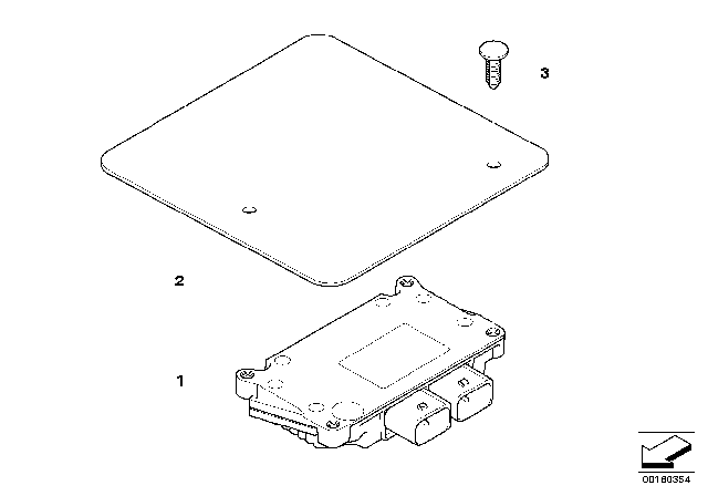 2011 BMW 328i xDrive Control Unit, Transfer Box Diagram