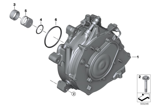 2018 BMW i3s Compensating Ring Diagram for 12318637787