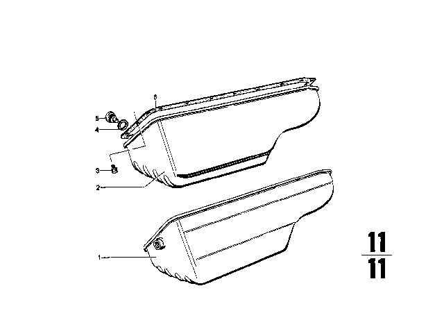 1968 BMW 1602 Oil Pan Diagram