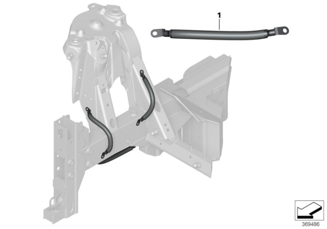 2015 BMW i3 Earth Cable Diagram 2
