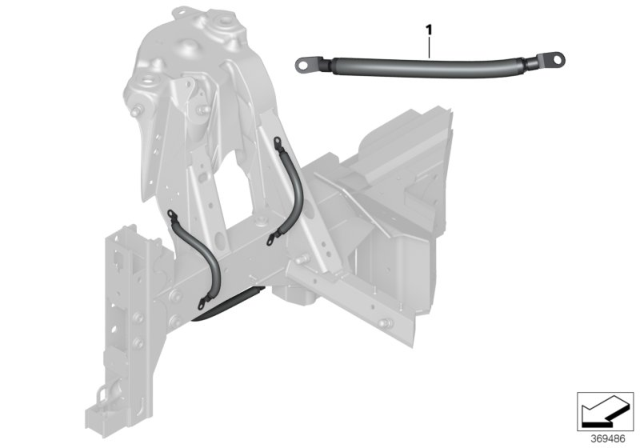 2017 BMW i3 Earth Cable Diagram 2