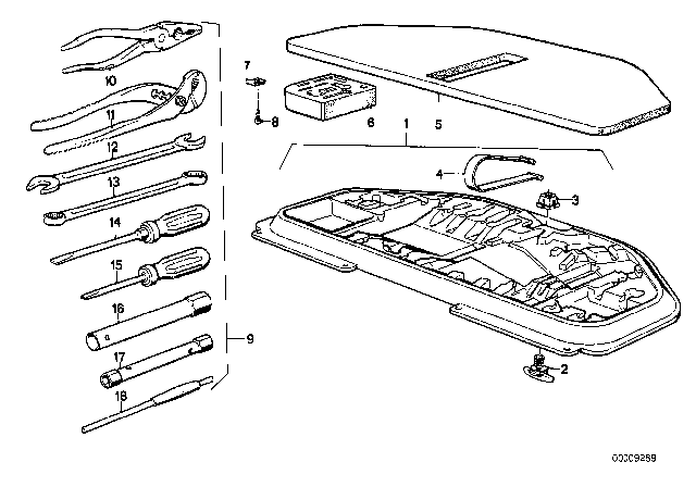 1987 BMW M6 Screw Plug Diagram for 71111117440