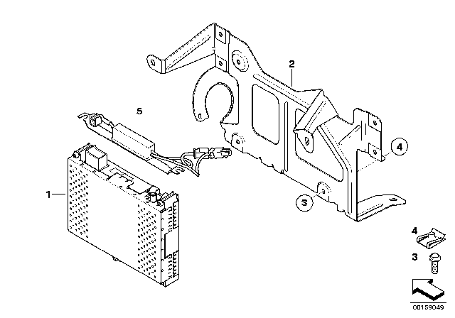 2006 BMW 530xi IBOC Receiver Module Diagram