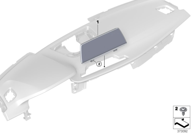 2018 BMW Alpina B7 Central Information Display Diagram