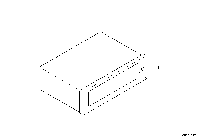 2007 BMW M6 CD Player Diagram