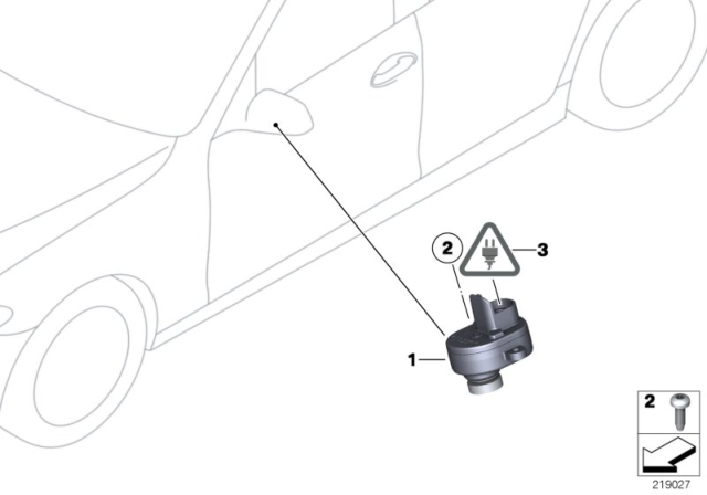 2014 BMW 640i Top View Camera Diagram