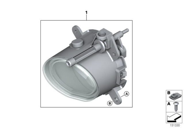 2003 BMW Z4 Installing Set Fog Lamps Diagram