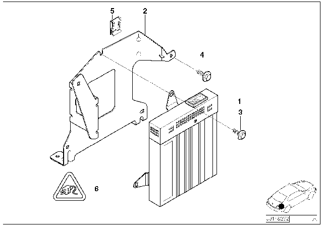 2004 BMW 325xi Amplifier Diagram 1