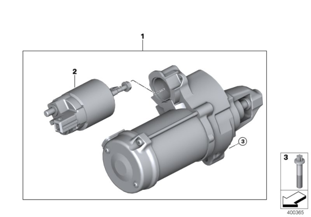 2018 BMW 650i xDrive Starter Diagram