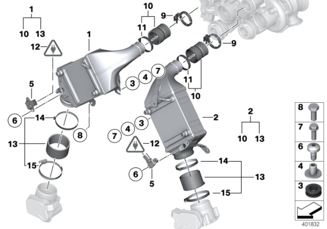 2013 BMW Alpina B7L Clamp Diagram for 17507988541