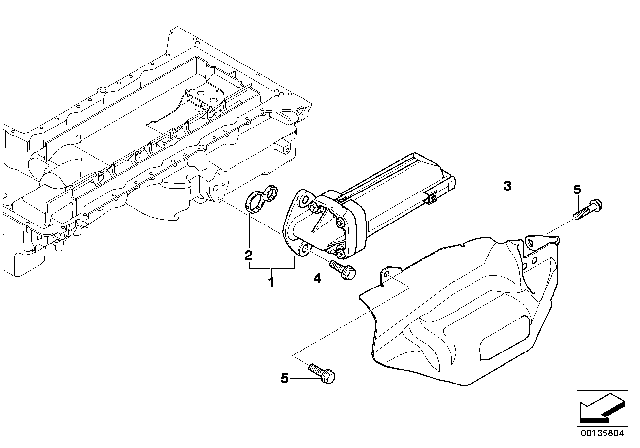 2006 BMW M6 Lubrication System / Electrical Oil Pump Diagram