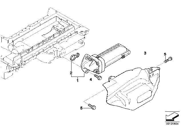 2007 BMW M5 Lubrication System / Electrical Oil Pump Diagram