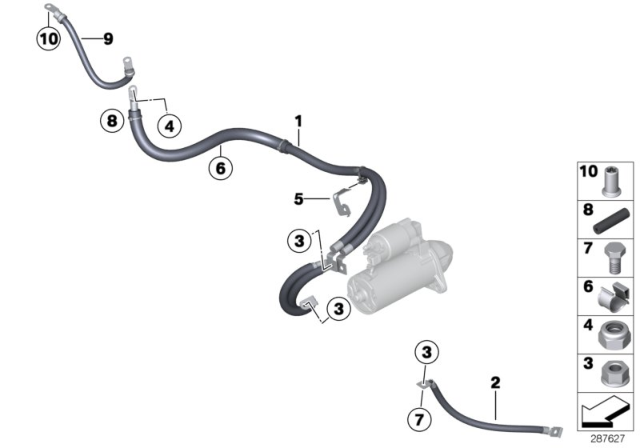 2014 BMW 428i Cable Starter Diagram