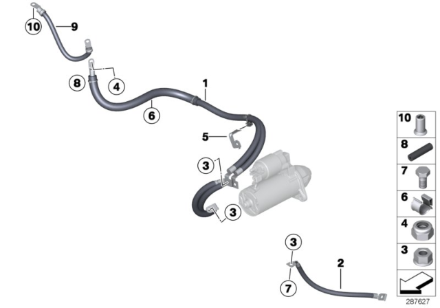 2019 BMW M4 Cable Starter Diagram